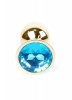 MyLove Toys - Jewellery Gold PLUG- Light Blue
